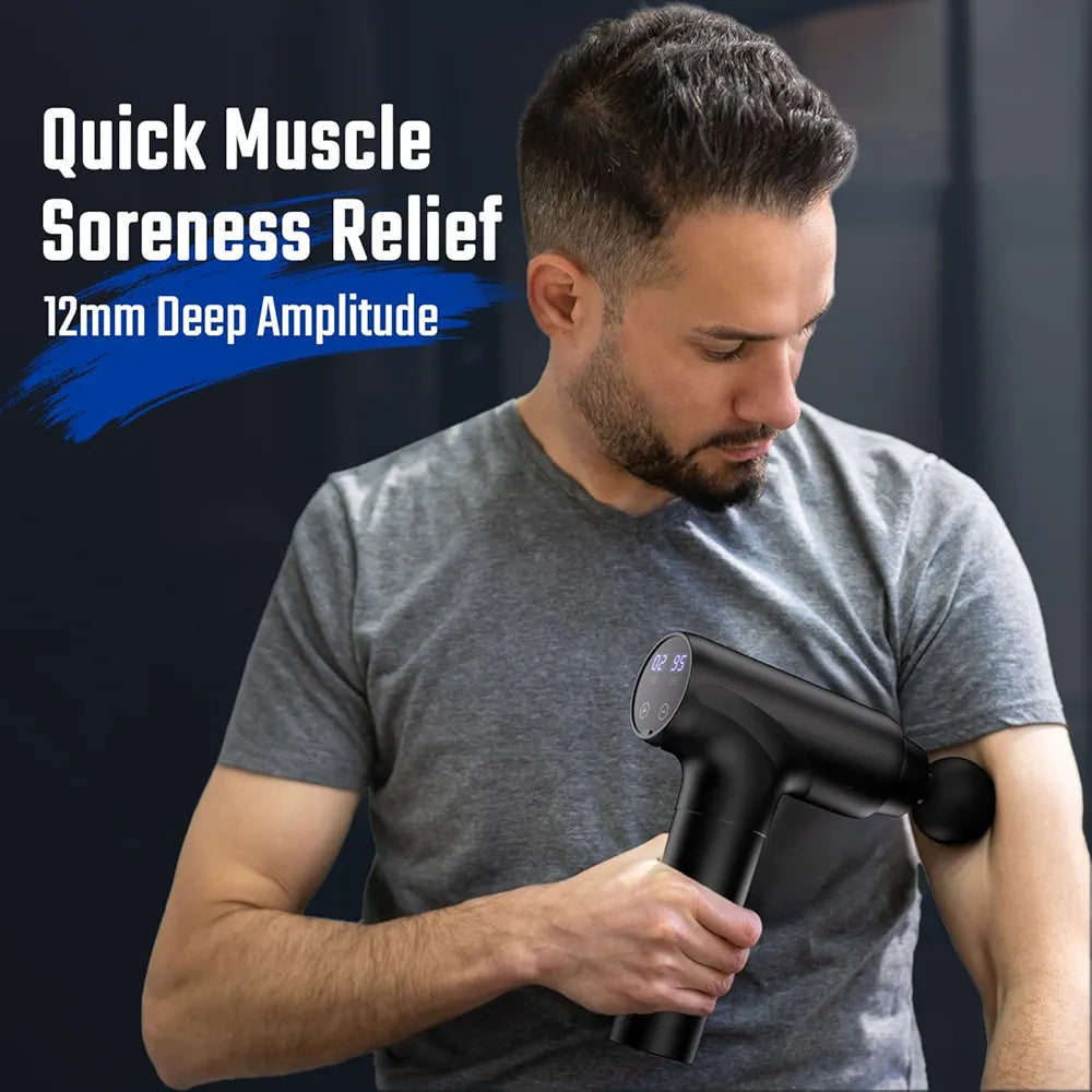 ⚡ Pistolet de Massage Professionnel – Soulagement Instantané