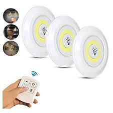 💡 Kit de 3 Lampes LED Spot Sans Fil avec Télécommande – Éclairage Intelligent et Facile à Installer